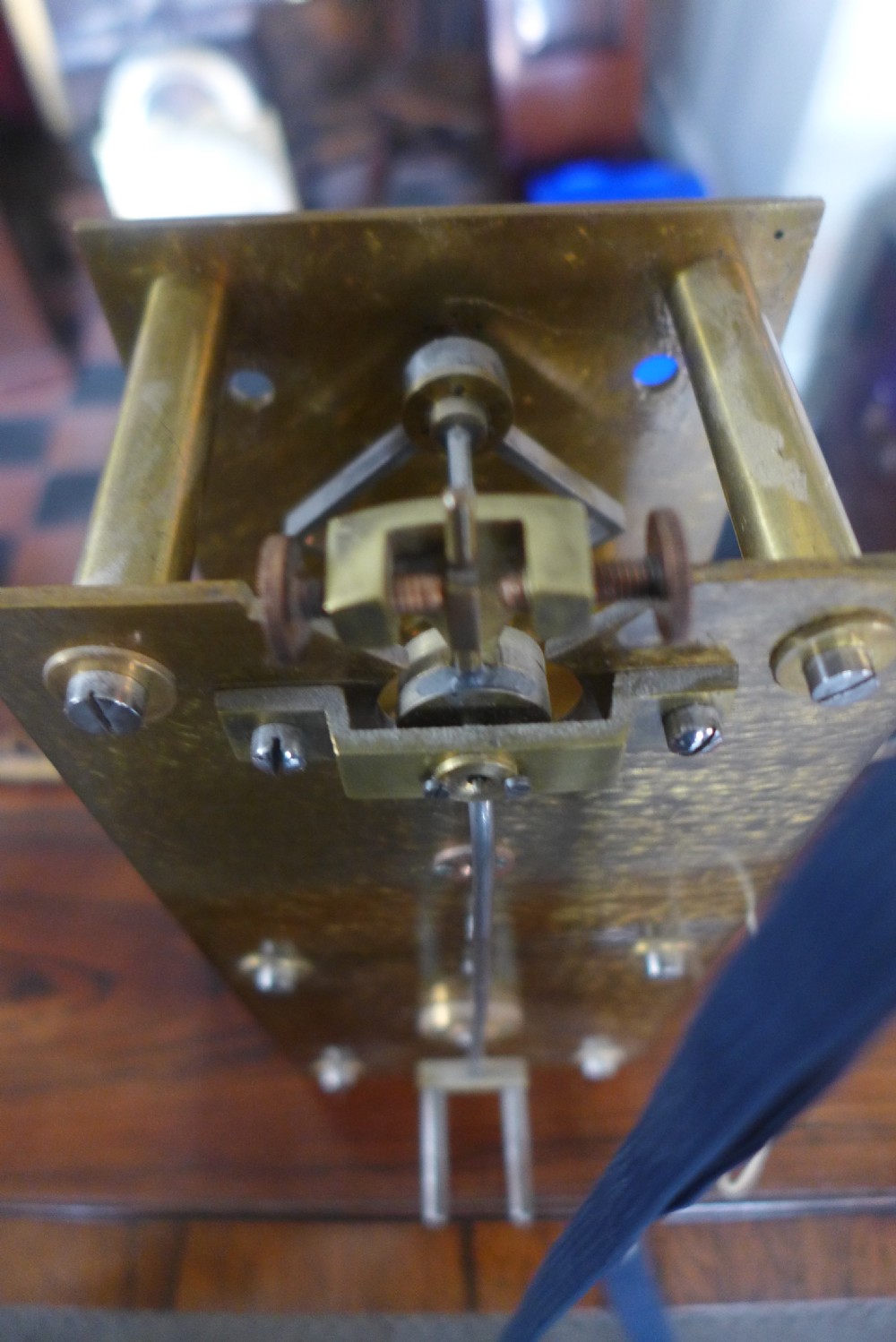 19th Cent Mahogany London Wall Regulator View V