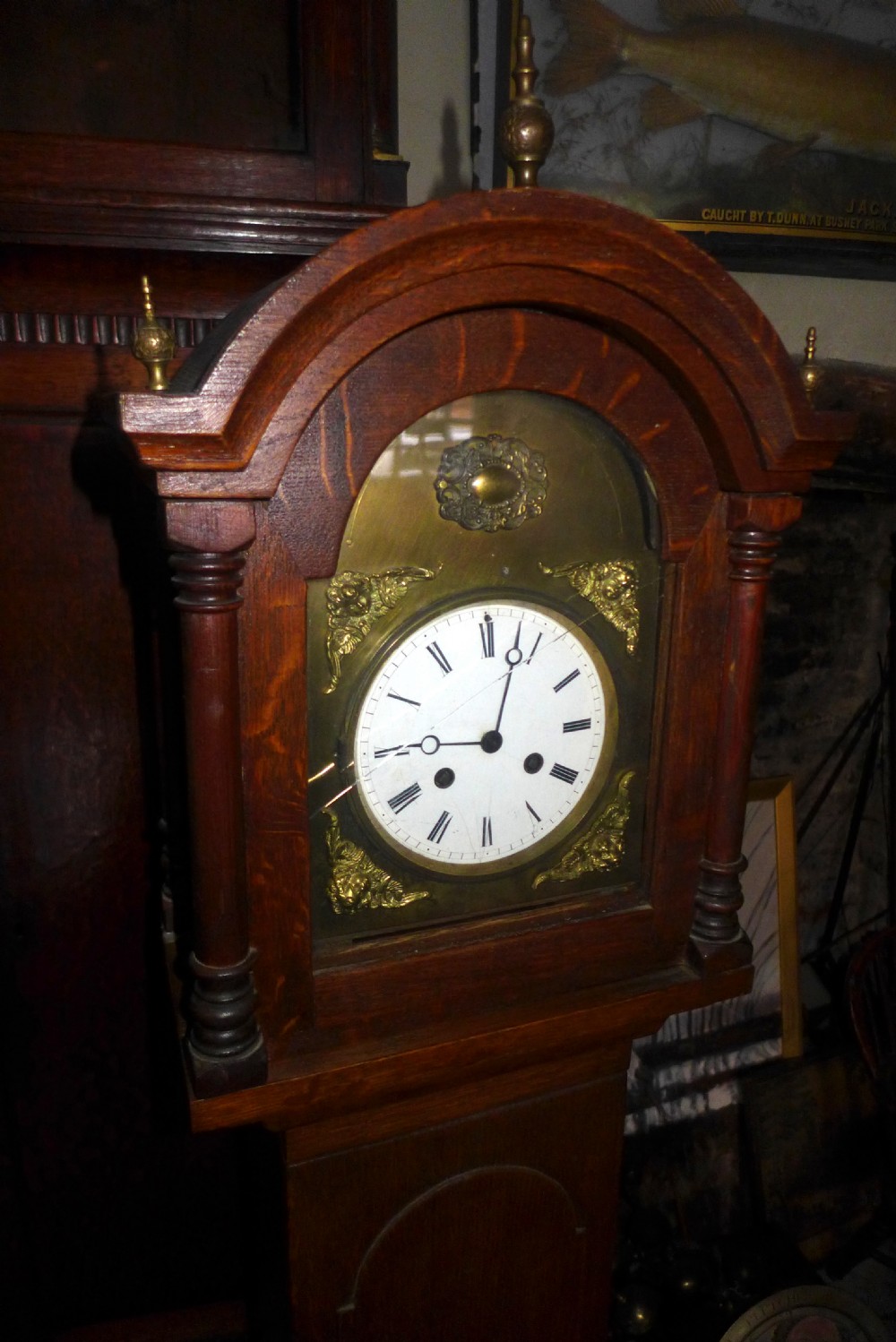 Small Antique Granddaughter/longcase  View II