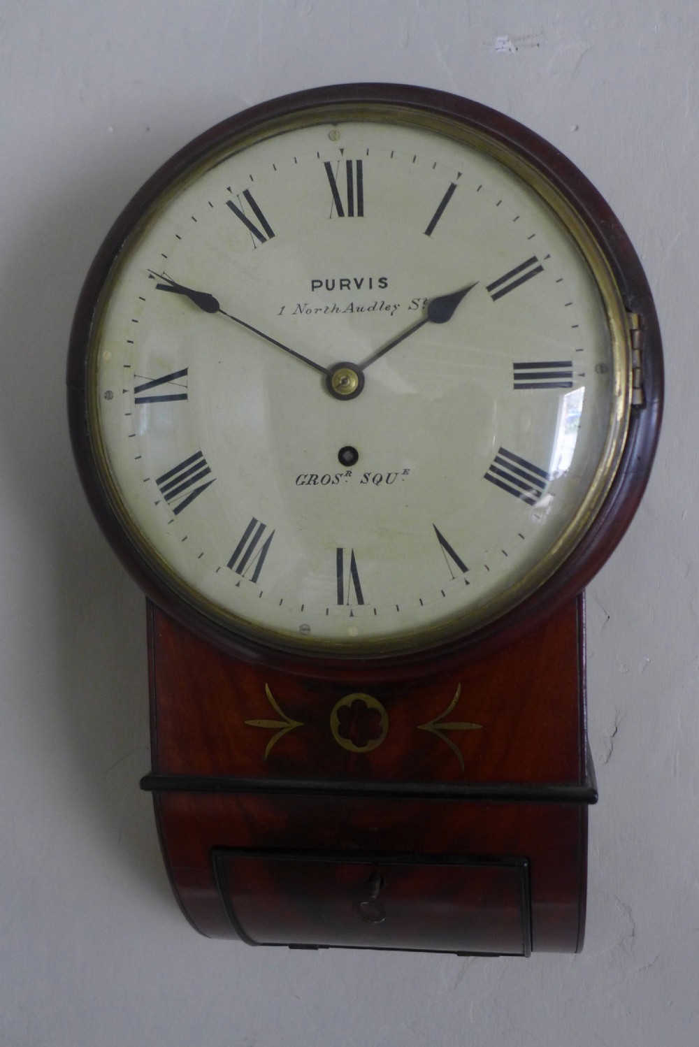 Small 8 inch London Regency Period Dial Clock
