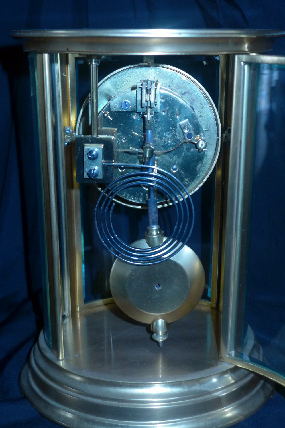 19th Cent French Oval Four Glass Clock View VI