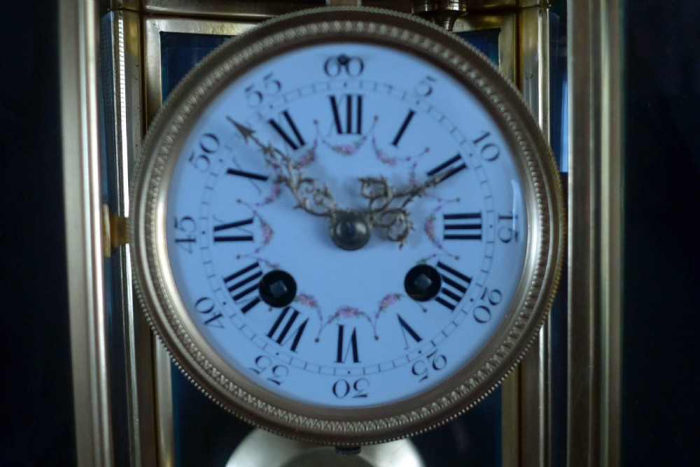 19th Cent French Oval Four Glass Clock View VII