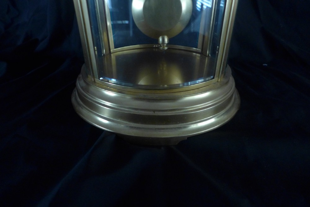 19th Cent French Oval Four Glass Clock View V