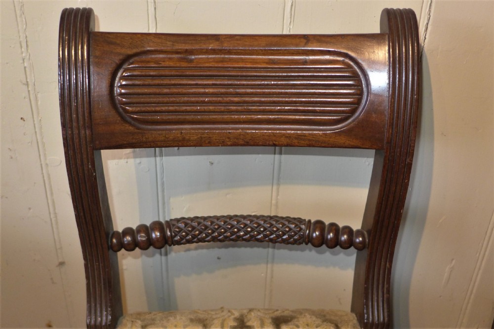 Pair Regency Period Side Chairs View II