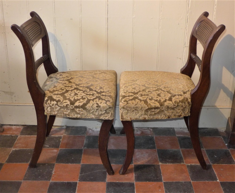 Pair Regency Period Side Chairs View III