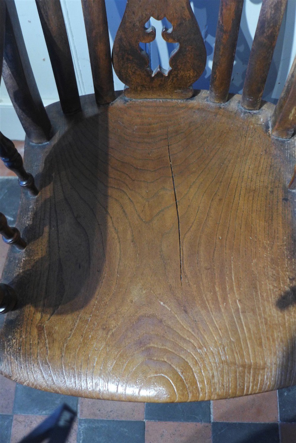 Large 19th Century Thames Valley, Lath Back Windsor Chair View IV