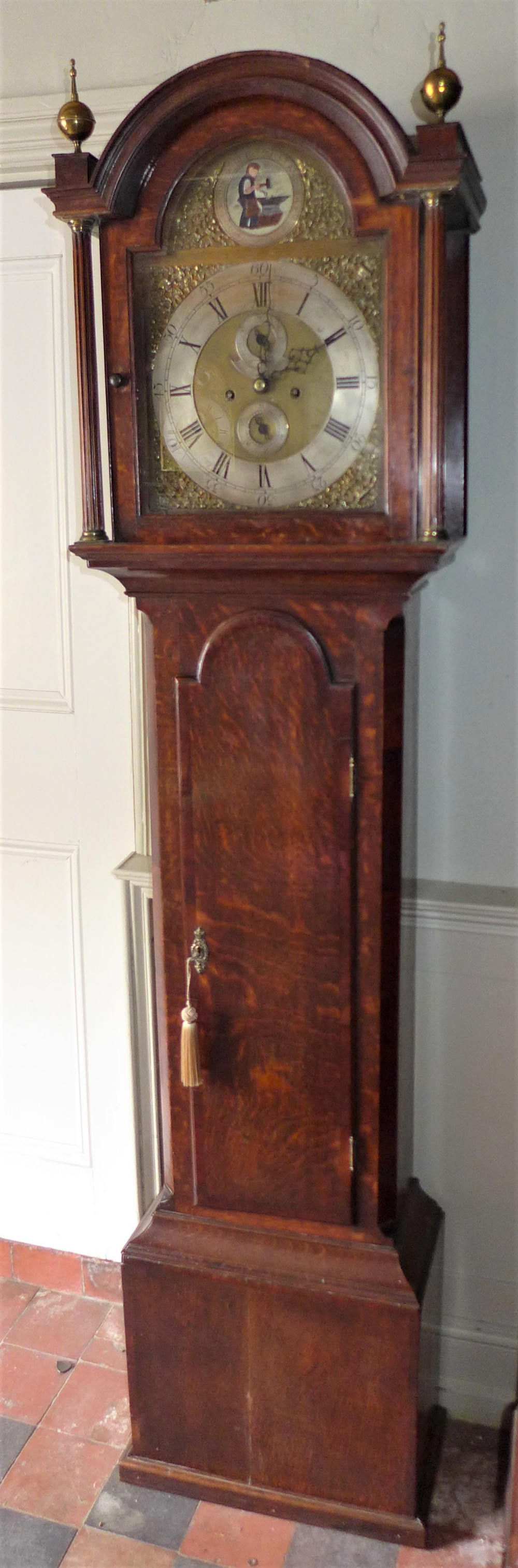 18th Cent Automaton Longcase Clock
