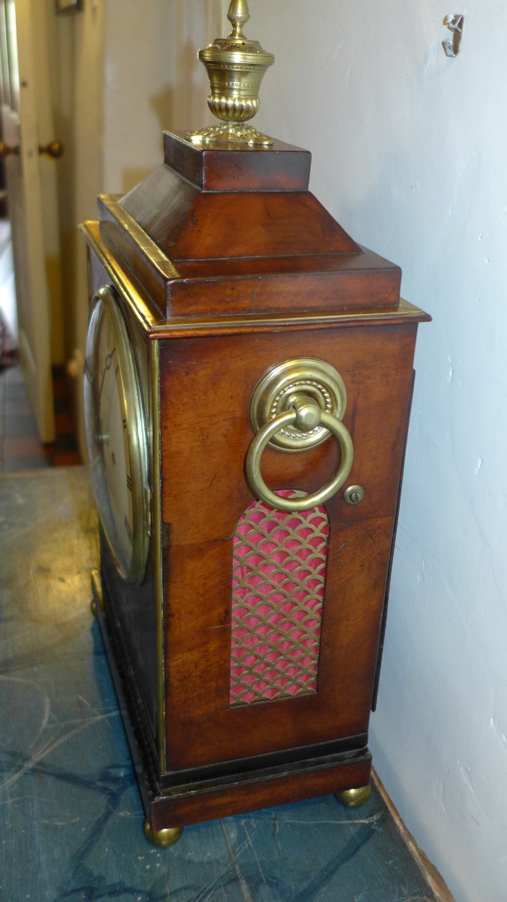 Early 19th Cent Mahogany Bracket Clock

 View II