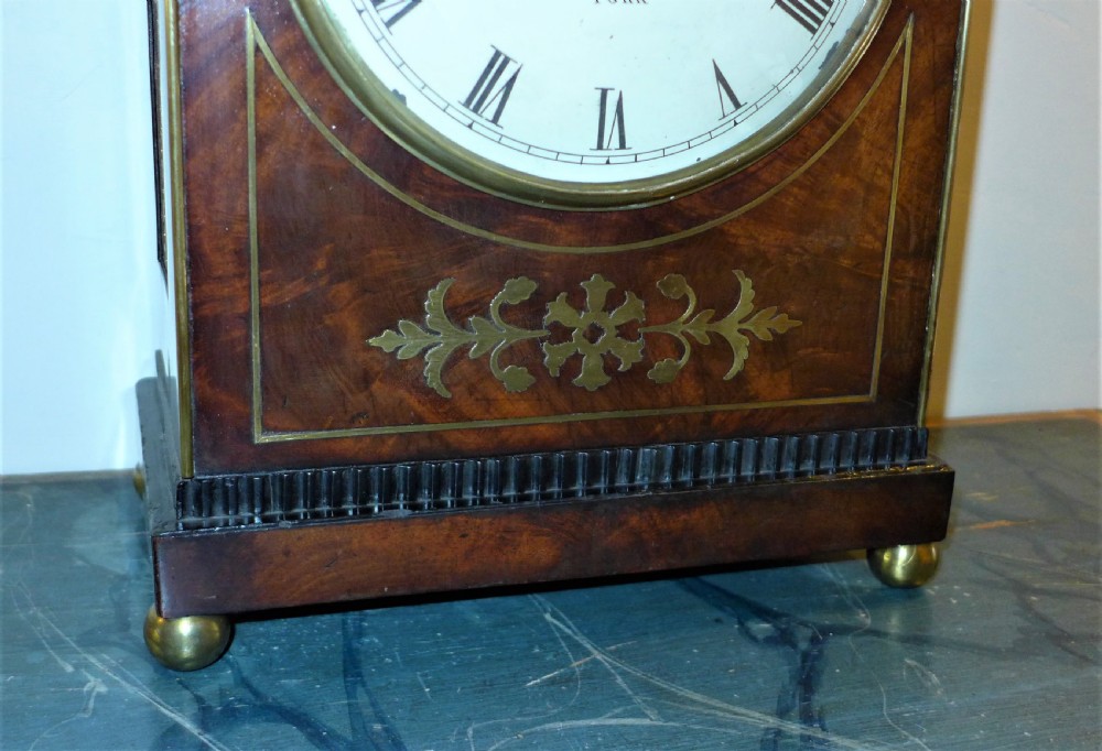 Early 19th Cent Mahogany Bracket Clock

 View IV