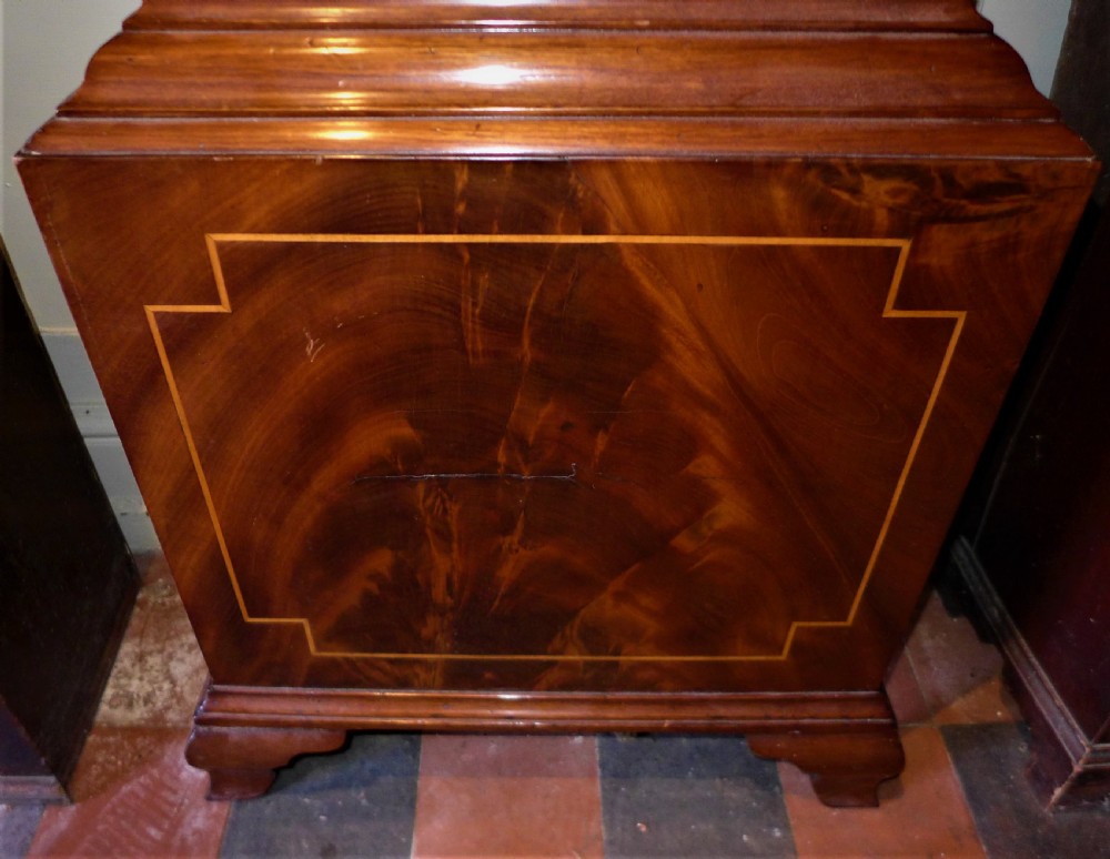 19th Cent Mahogany 8 Day Long case / Grandfather Clock View IV