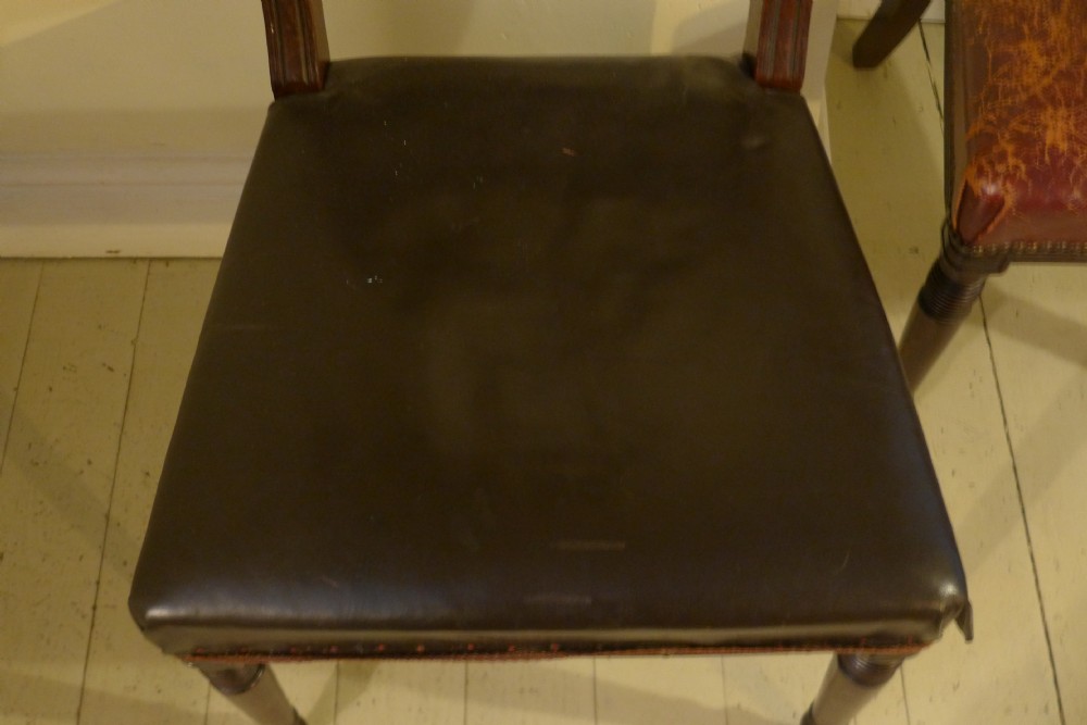 Set 4 Regency Mahogany Dinning Chairs View II