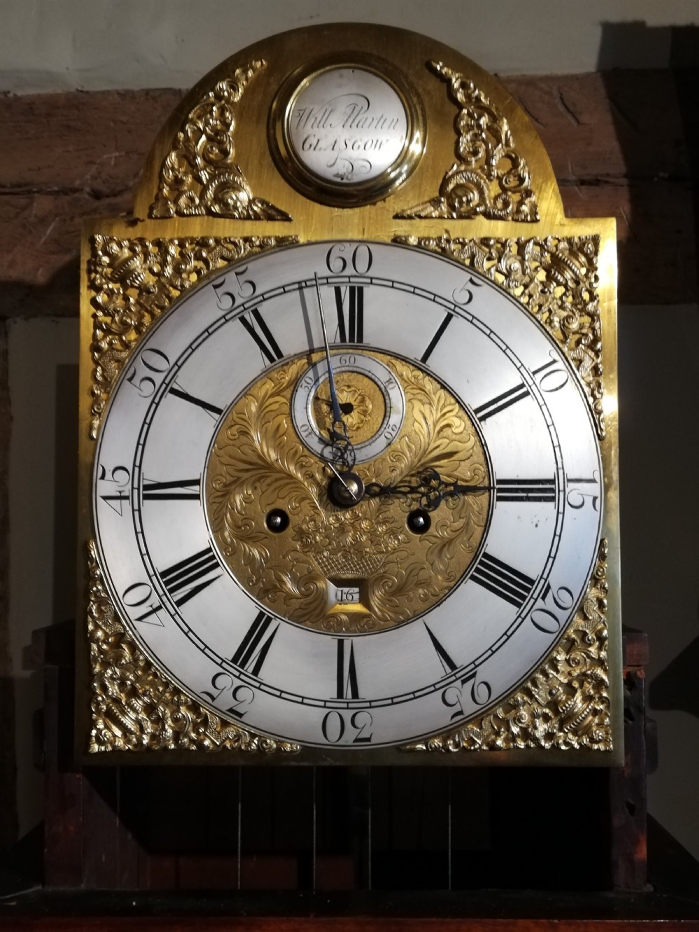 18th Cent Mahogany 8 Day Long Case / Grandfather Clock View VII