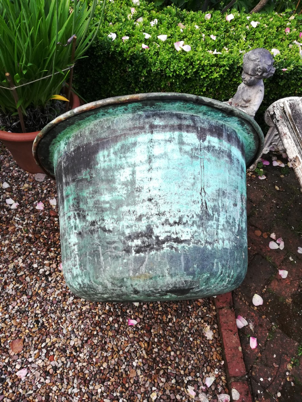 Large Copper Planter View II