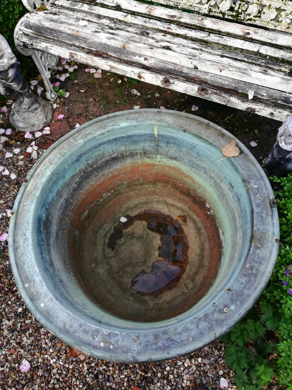 Large Copper Planter View III