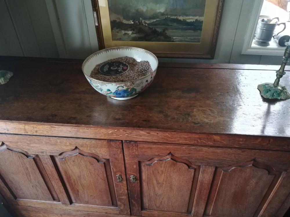 Early 19th Cent Oak Welsh Press Cupboard View II