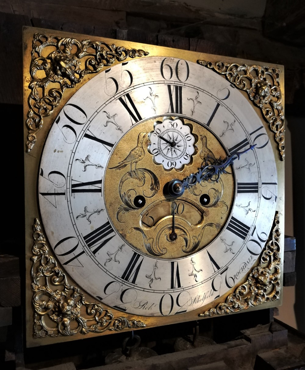 18th Cent Oak 8 Day Long Case / Grandfather Clock View III