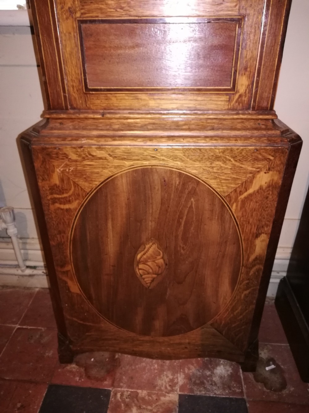 Late 18th Cent Moon Dial Long Case / Grandfather Clock View VI