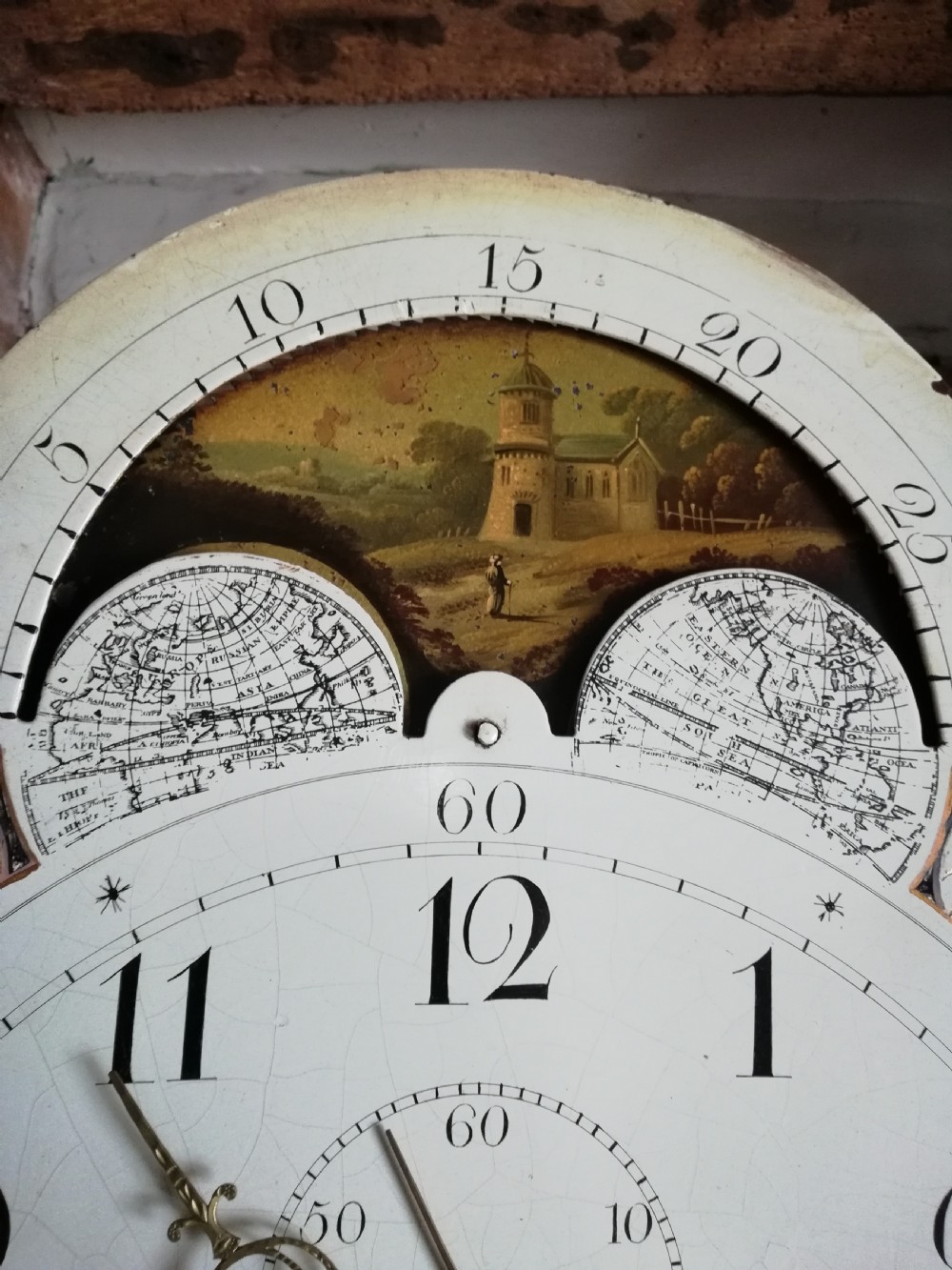 Early 19th Cent 8 Day Moon Phase Long Case / Grandfather Clock View IX