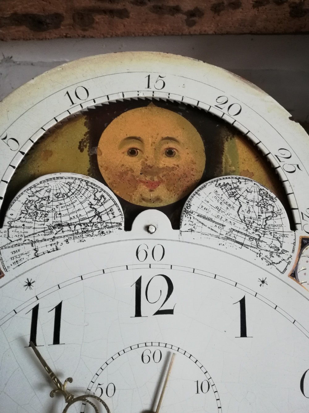 Early 19th Cent 8 Day Moon Phase Long Case / Grandfather Clock View X