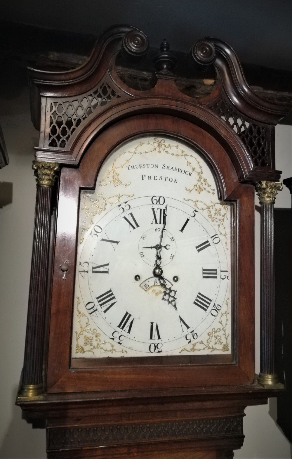18th Cent Mahogany 8 Day Long Case / Grandfather Clock View IV