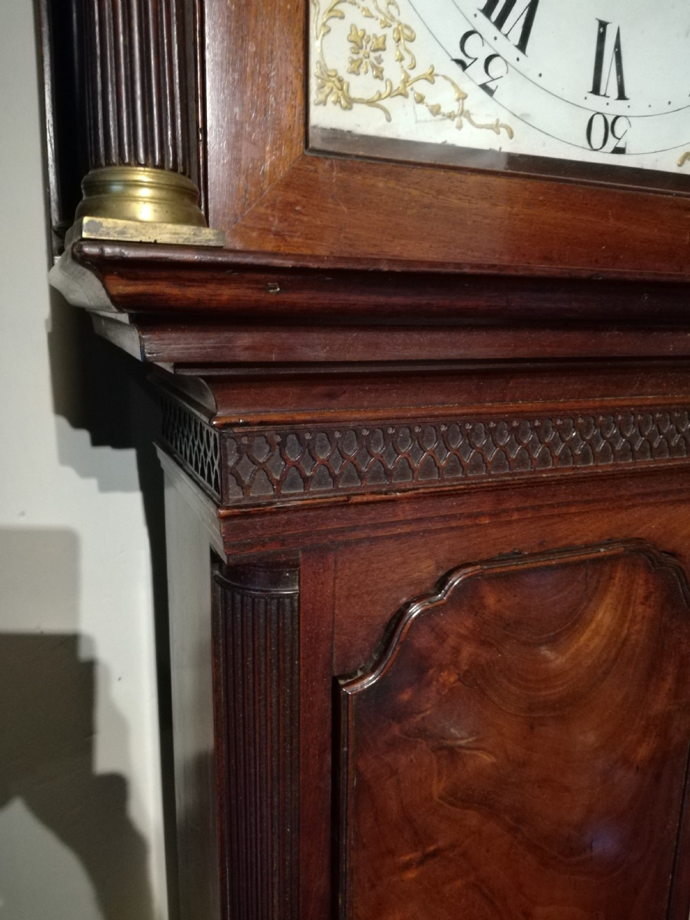 18th Cent Mahogany 8 Day Long Case / Grandfather Clock View VIII