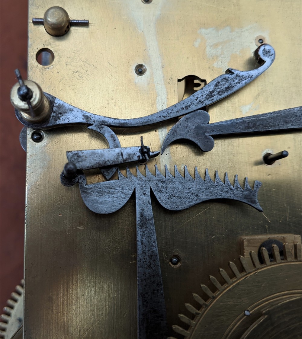 Geo III Scottish Mahogany Longcase Clock View IX