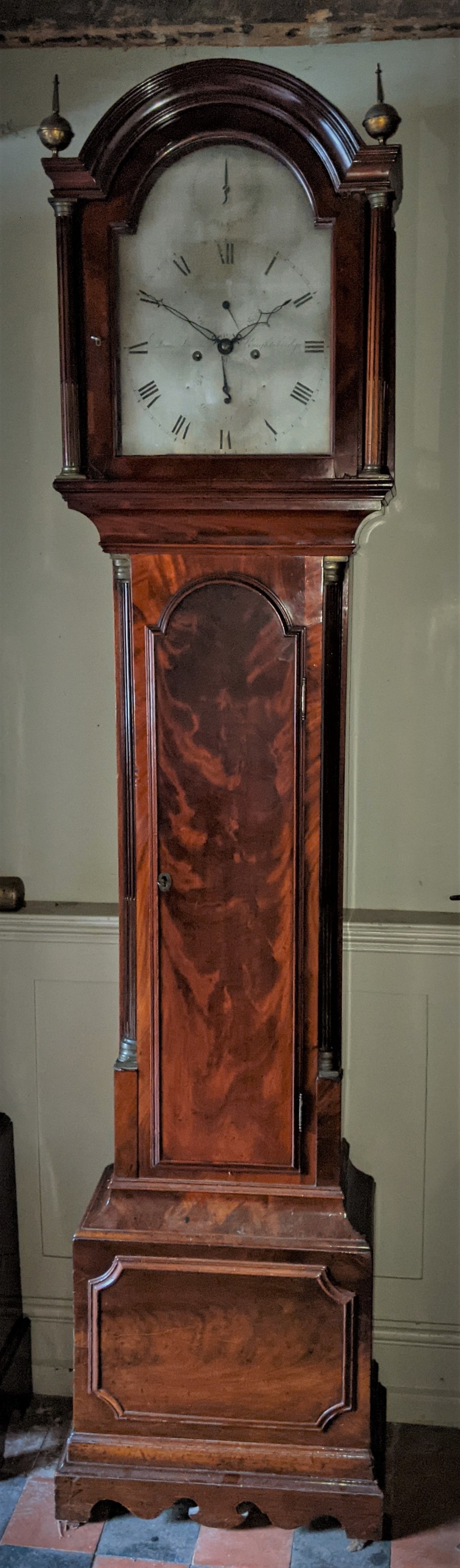 Geo III Mahogany London Long Case Clock