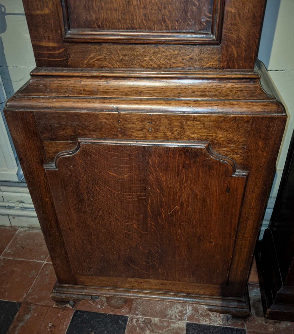 18th Cent Irish Oak Long Case Clock View III