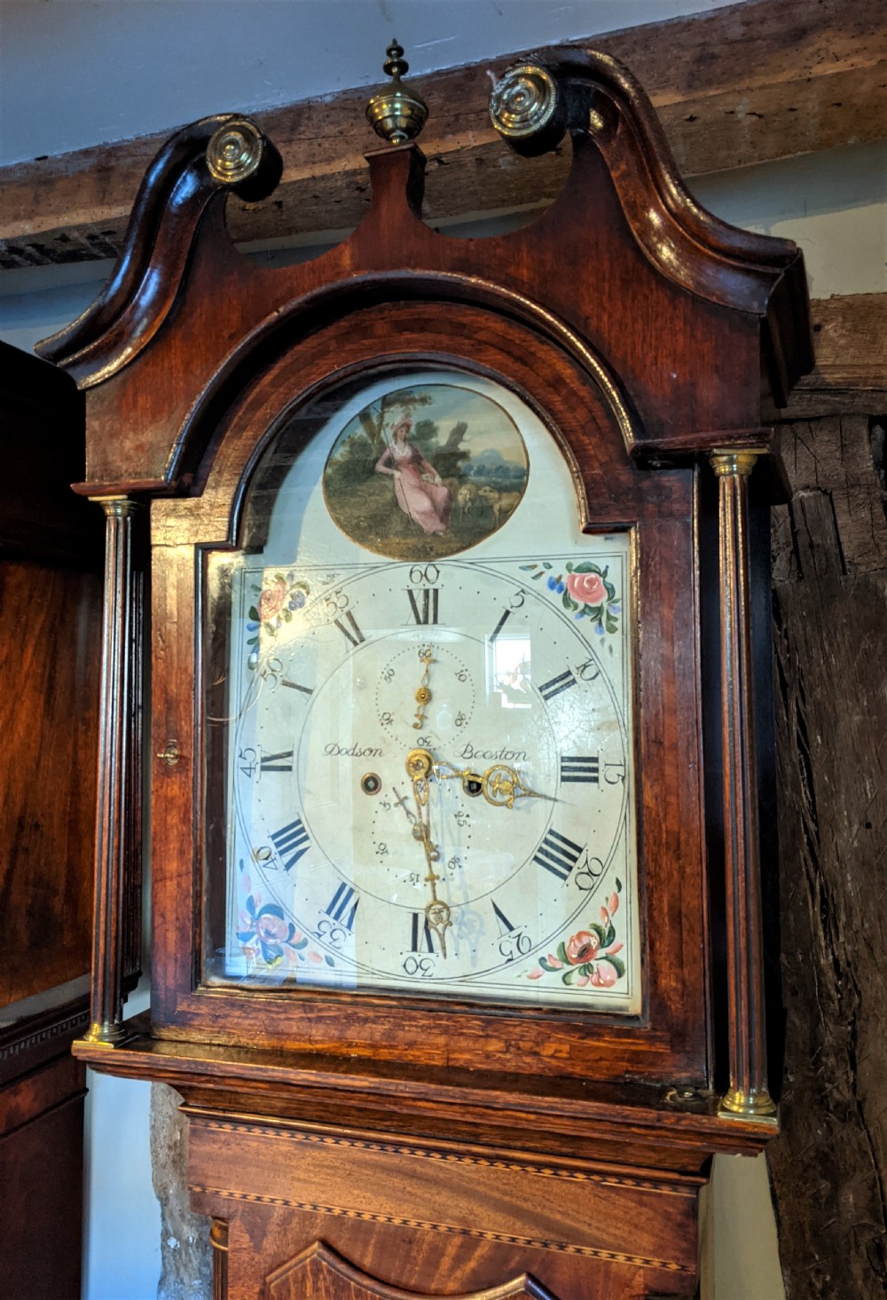 Late 18th Cent Long Case Longcase Grandfather clock View II