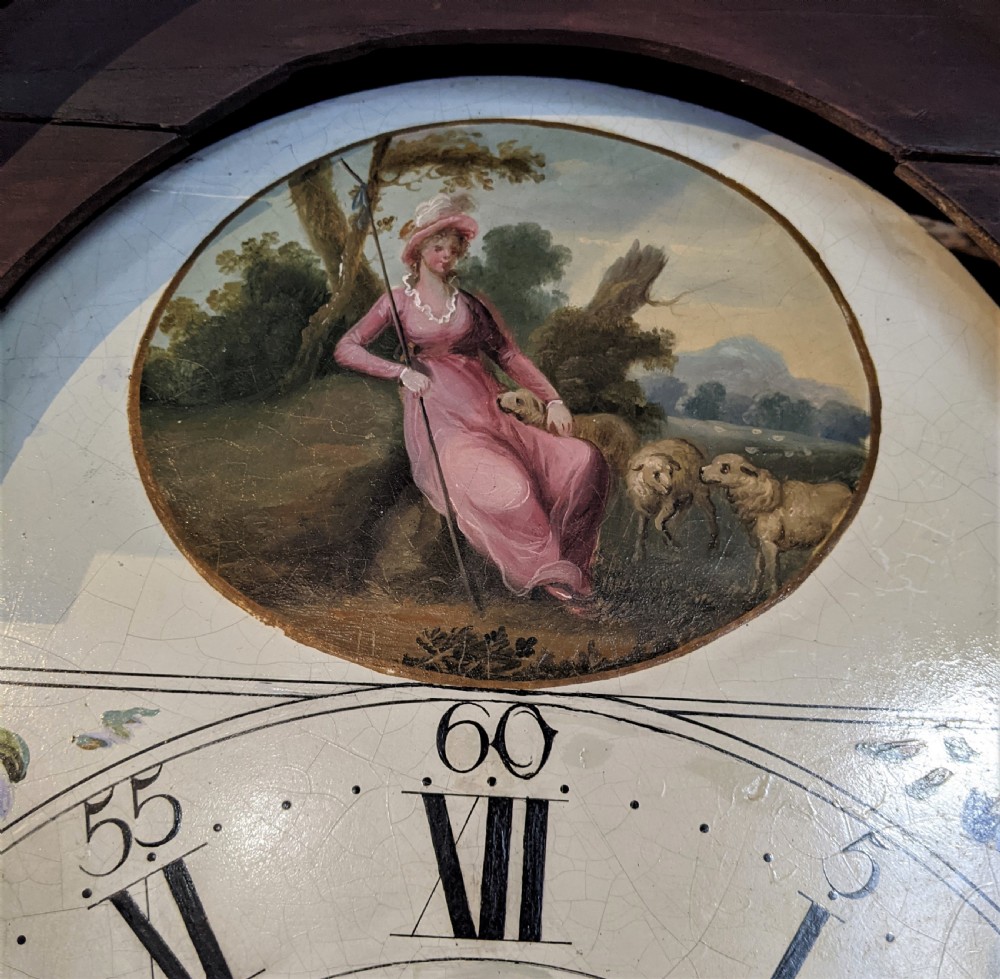 Late 18th Cent Long Case Longcase Grandfather clock View III