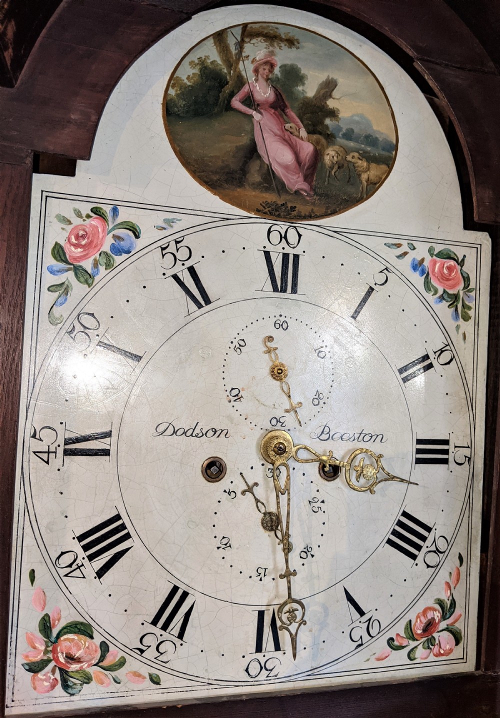 Late 18th Cent Long Case Longcase Grandfather clock View IV
