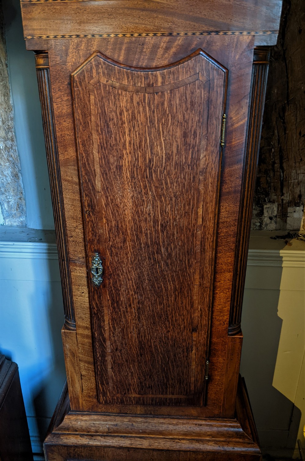 Late 18th Cent Long Case Longcase Grandfather clock View VI