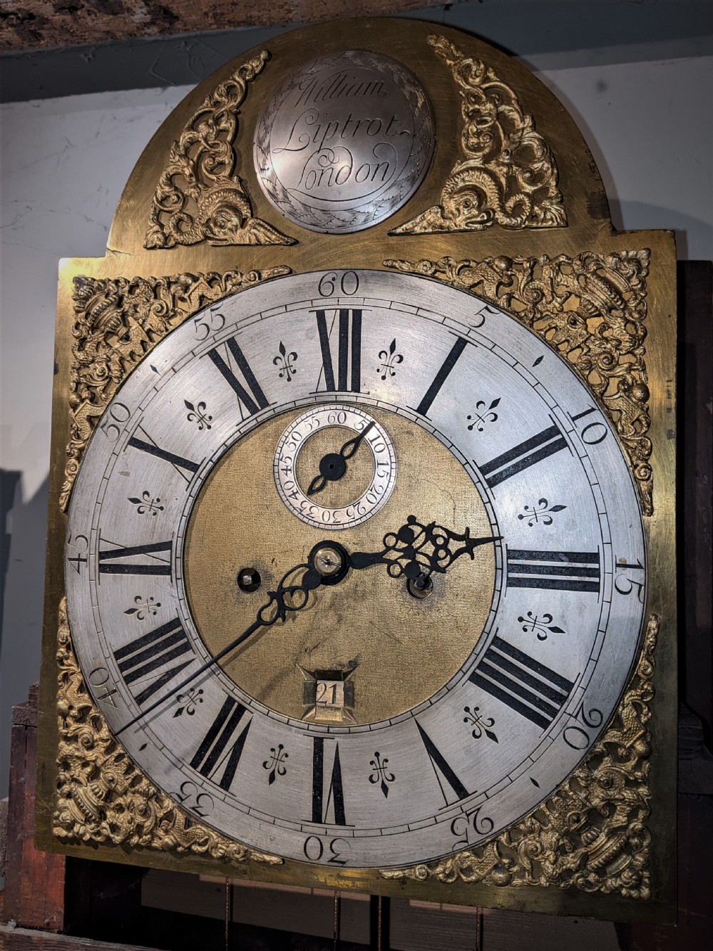 18th Cent London Longcase Long Case Grandfather Clock View III