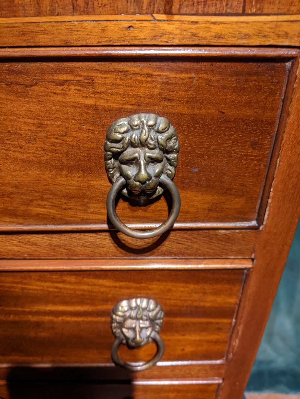 Small 5 Drawer Mahogany Chest of Drawers View V