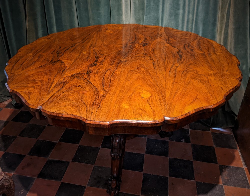19th Cent Rosewood Centre/Dinning Table View II