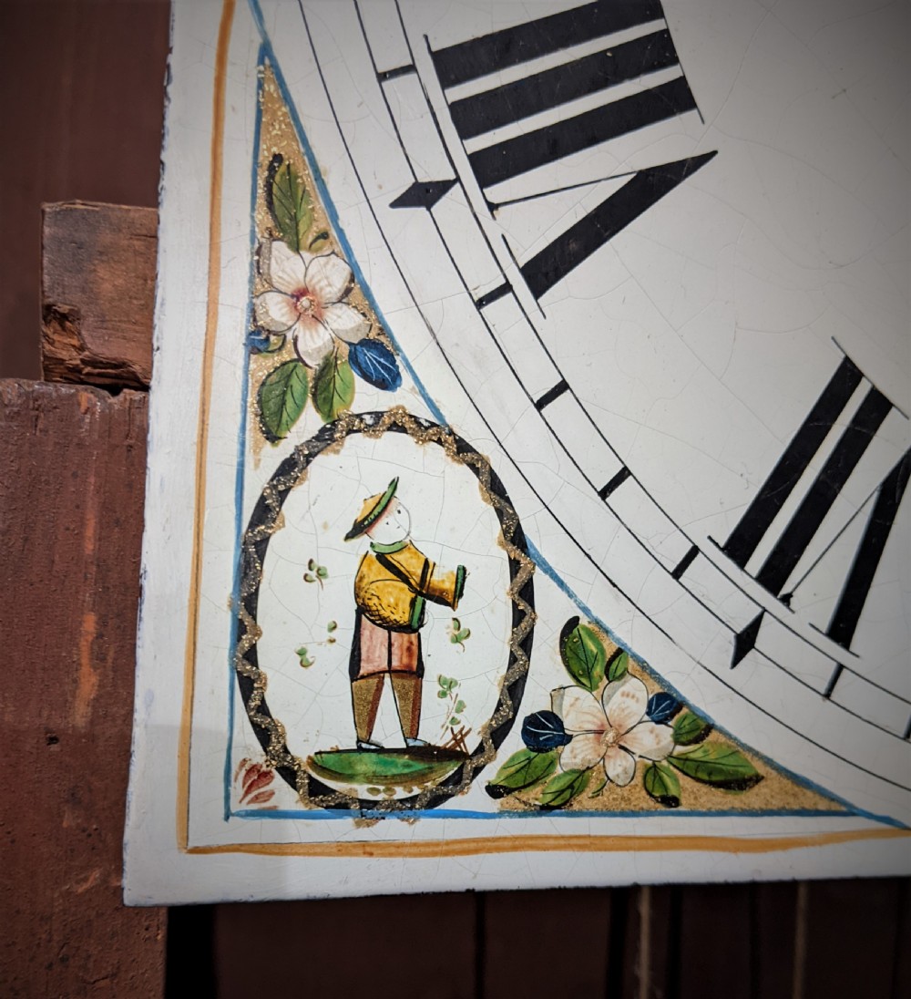 Late 18th Cent 8 Day Mahogany Long Case Longcase Grandfather Clock View VII