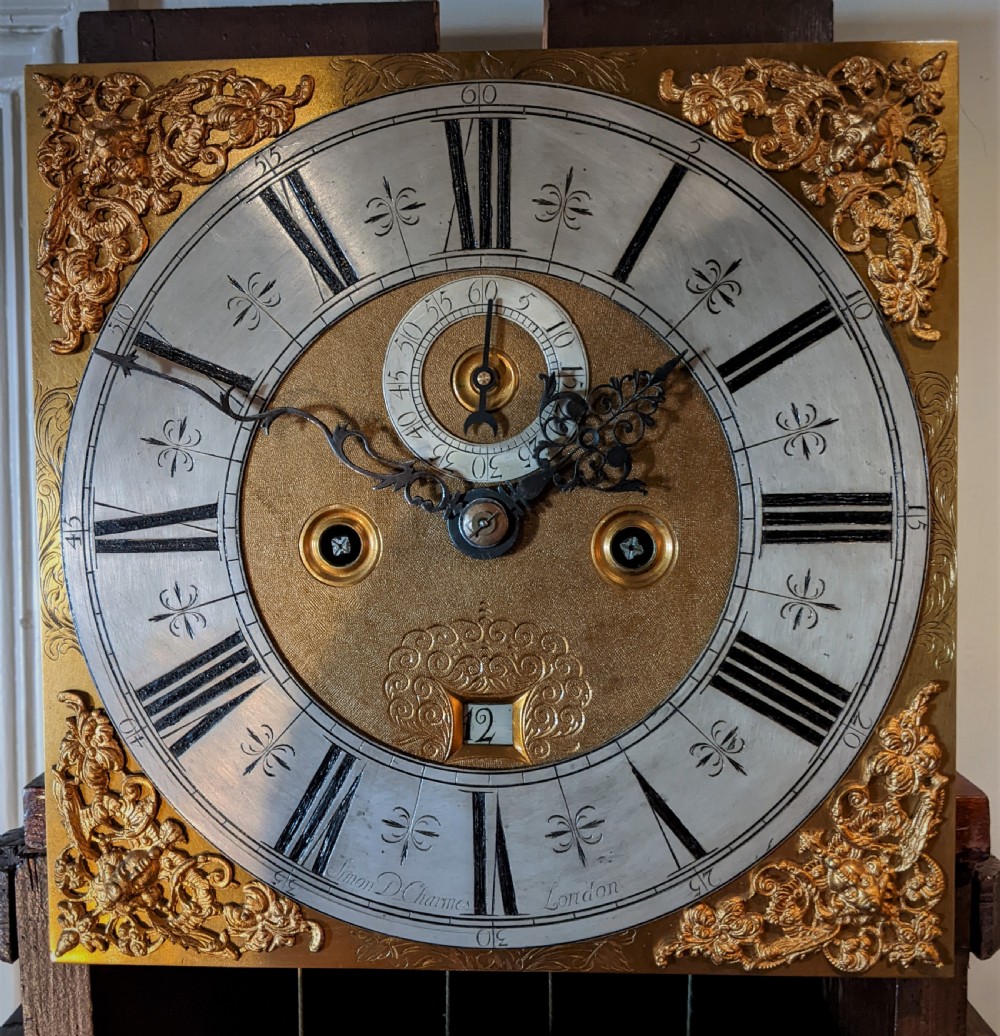 18th Cent Mahogany Longcase Clock View VI