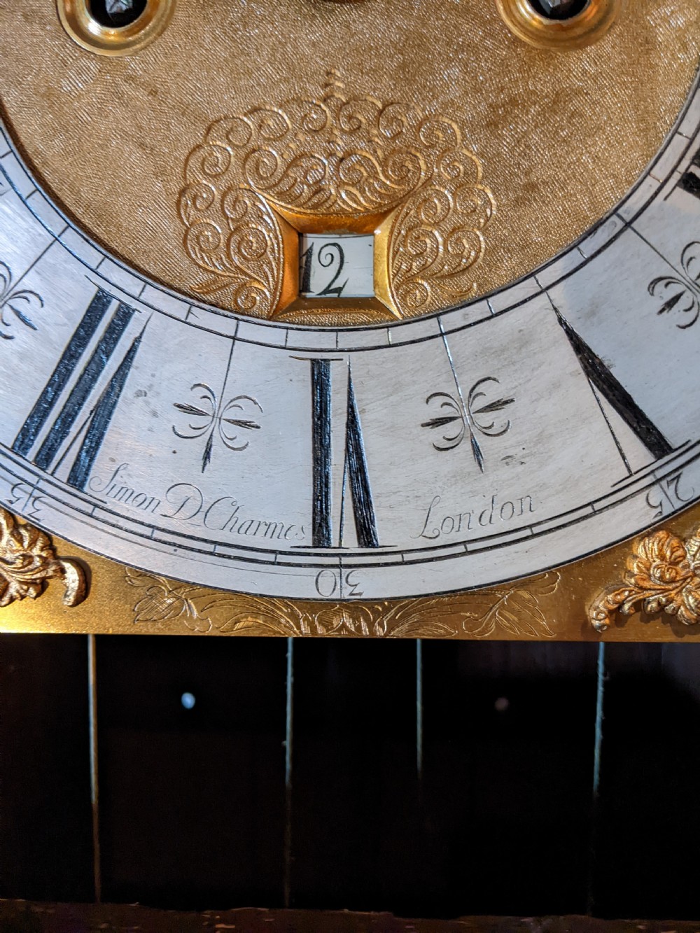18th Cent Mahogany Longcase Clock View VII