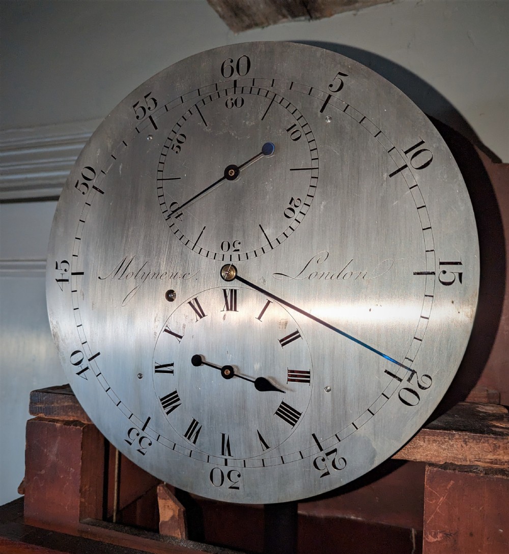 Regency Mahogany Regulator Longcase Clock View IV