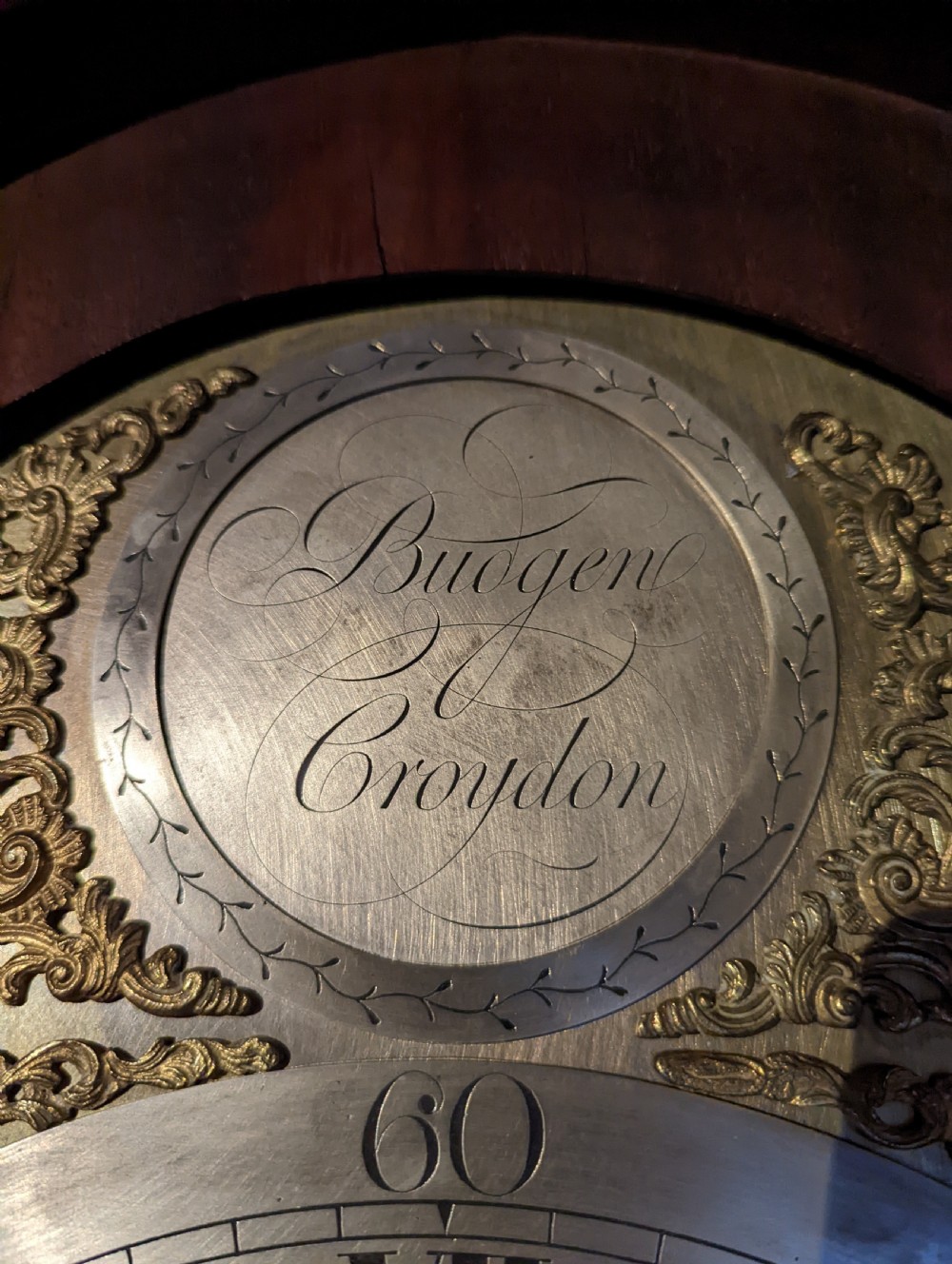 18th Cent Mahogany Longcase Long Case Grandfather Clock View XI