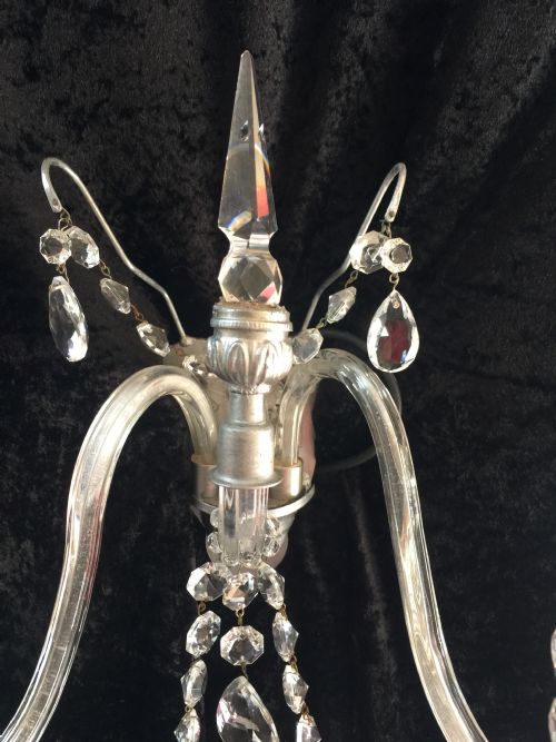 A SET OF THREE ENGLISH ANTIQUE WALLLIGHTS - ADDITIONAL PHOTO 1