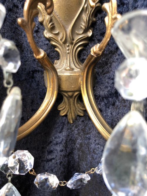 PAIR OF TWO LIGHT ITALIAN WALLLIGHTS - ADDITIONAL PHOTO 7