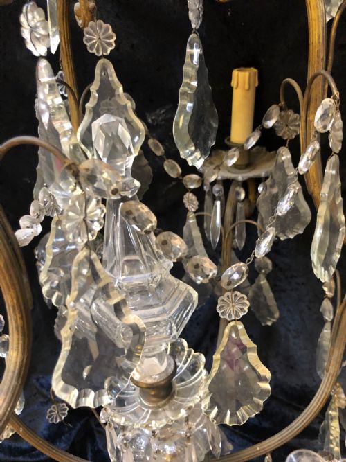 A UNIQUE FRENCH ANTIQUE CHANDELIER WITH 9 LIGHTS - ADDITIONAL PHOTO 8