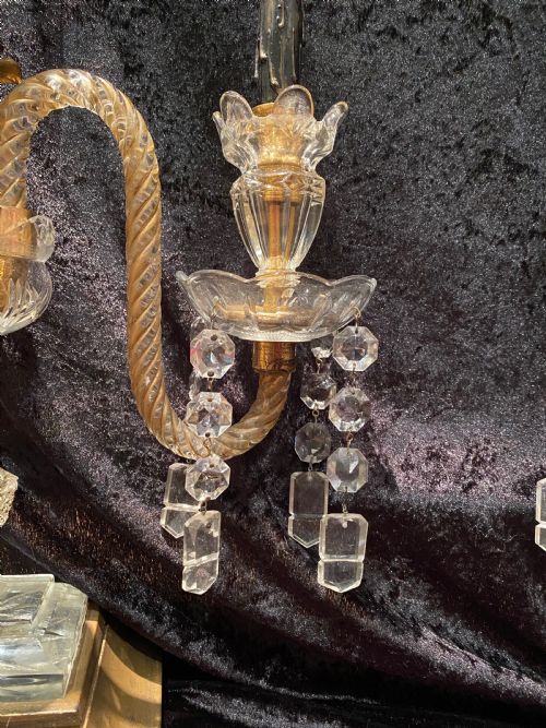 A PAIR OF ENGLISH CANDELABRA LAMPS - ADDITIONAL PHOTO 9