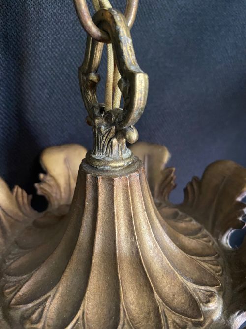 A PAIR OF FRENCH ANTIQUE CUT GLASS HALL LANTERNS - ADDITIONAL PHOTO 4