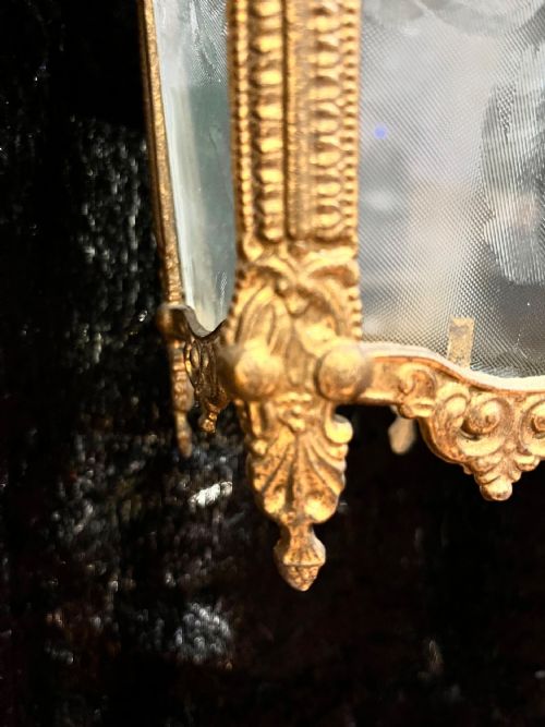 A SMALL FRENCH ANTIQUE LANTERN C1910 - ADDITIONAL PHOTO 5