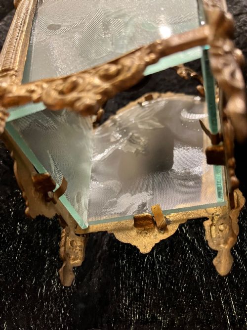 A SMALL FRENCH ANTIQUE LANTERN C1910 - ADDITIONAL PHOTO 7