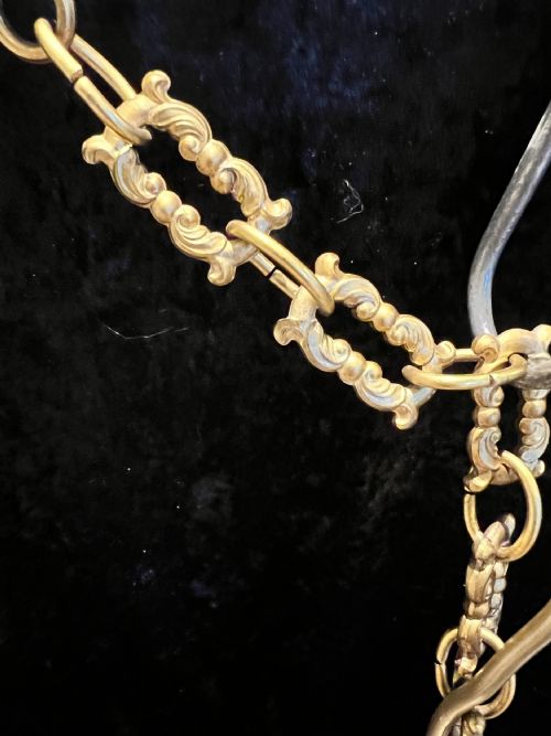 FRENCH GILT BRASS FIVE LIGHT ANTIQUE CRYSTAL CHANDELIER - ADDITIONAL PHOTO 18