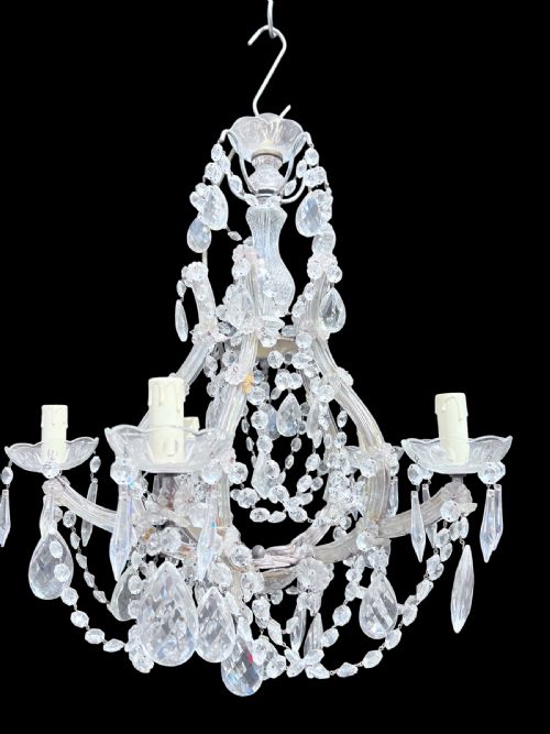 FIVE LIGHT ITALIAN ANTIQUE MARIE THERESA - ADDITIONAL PHOTO 1