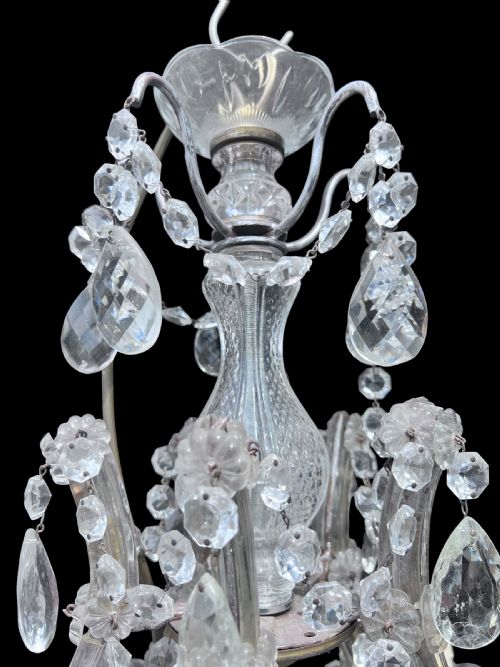 FIVE LIGHT ITALIAN ANTIQUE MARIE THERESA - ADDITIONAL PHOTO 4