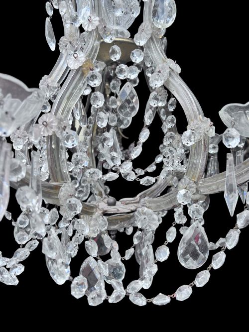FIVE LIGHT ITALIAN ANTIQUE MARIE THERESA - ADDITIONAL PHOTO 7